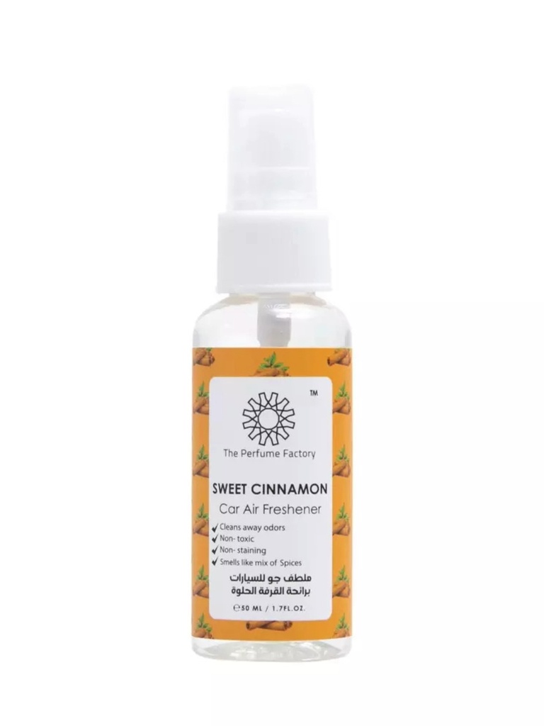 CAR AIR FRESHENER - SWEET CINNAMON - 50 ML