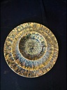 Elegant Dinner Set , blue and yellow waves color