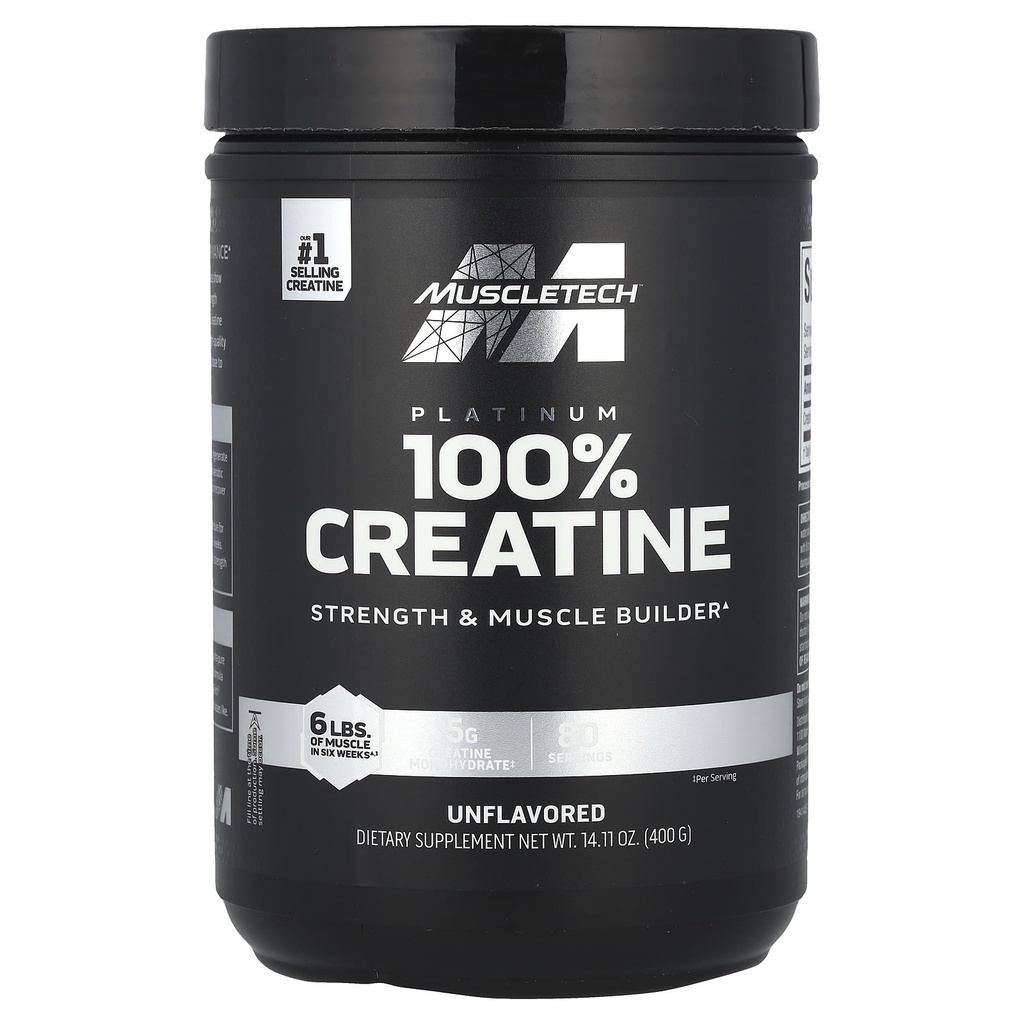 Muscletech Platinum Creatine, Unflavored, 400 Gm