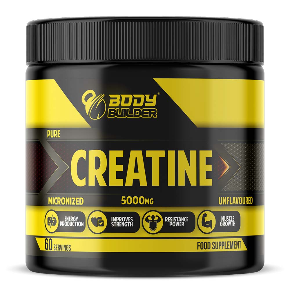 Body Builder Creatine Monohydrate, 60, Unflavored