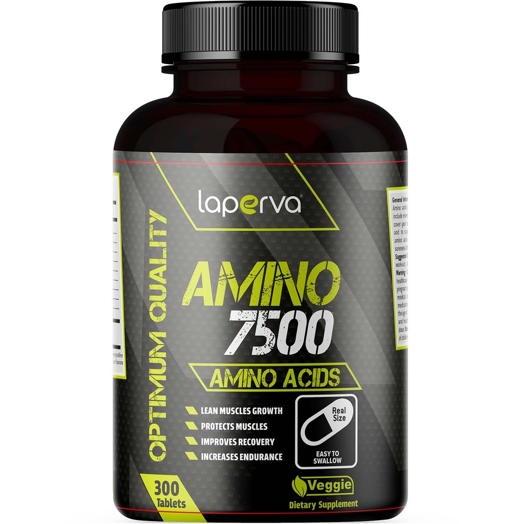 Laperva Amino Tablets, 7500 mg, 300 Tablets