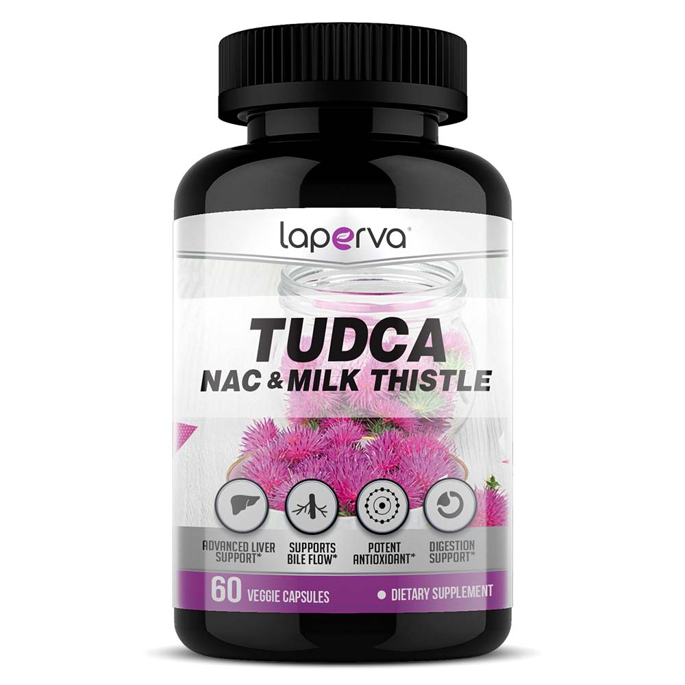 Laperva Tudca & Nac & Milk Thistle, 60 Veggie Capsules