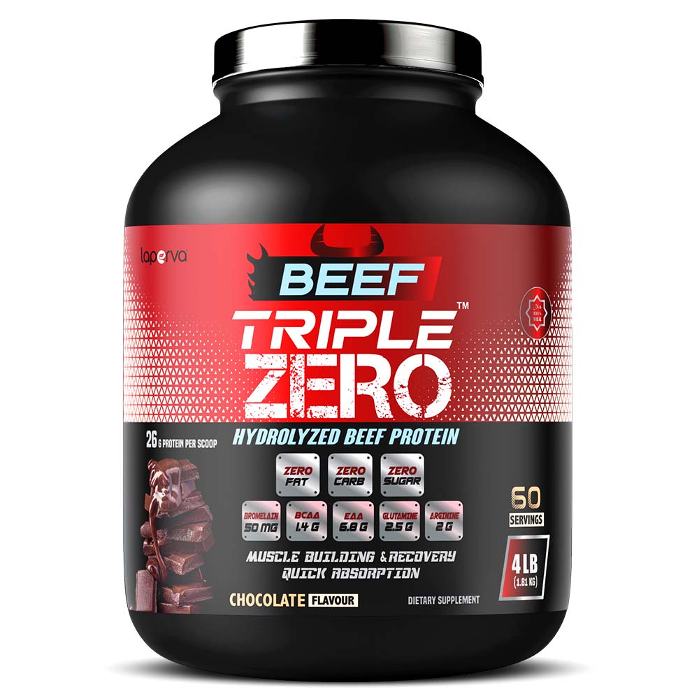 Laperva Beef Triple Zero Hydrolyzed, Chocolate, 4 LB