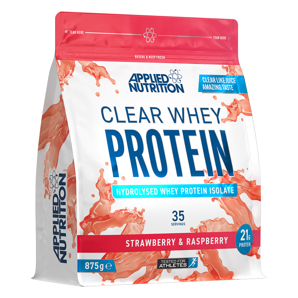Applied Nutrition Clear Whey Protein, Strawberry & Raspberry, 875 GM