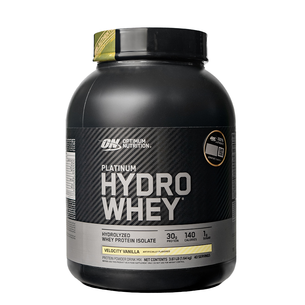 Optimum Nutrition Platinum HydroWhey, Velocity Vanilla, 3.5 LB