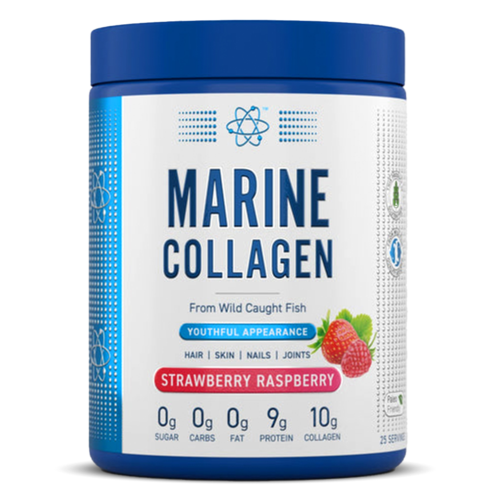 Applied Nutrition Marine Collagen, Strawberry & Raspberry, 300 Gm