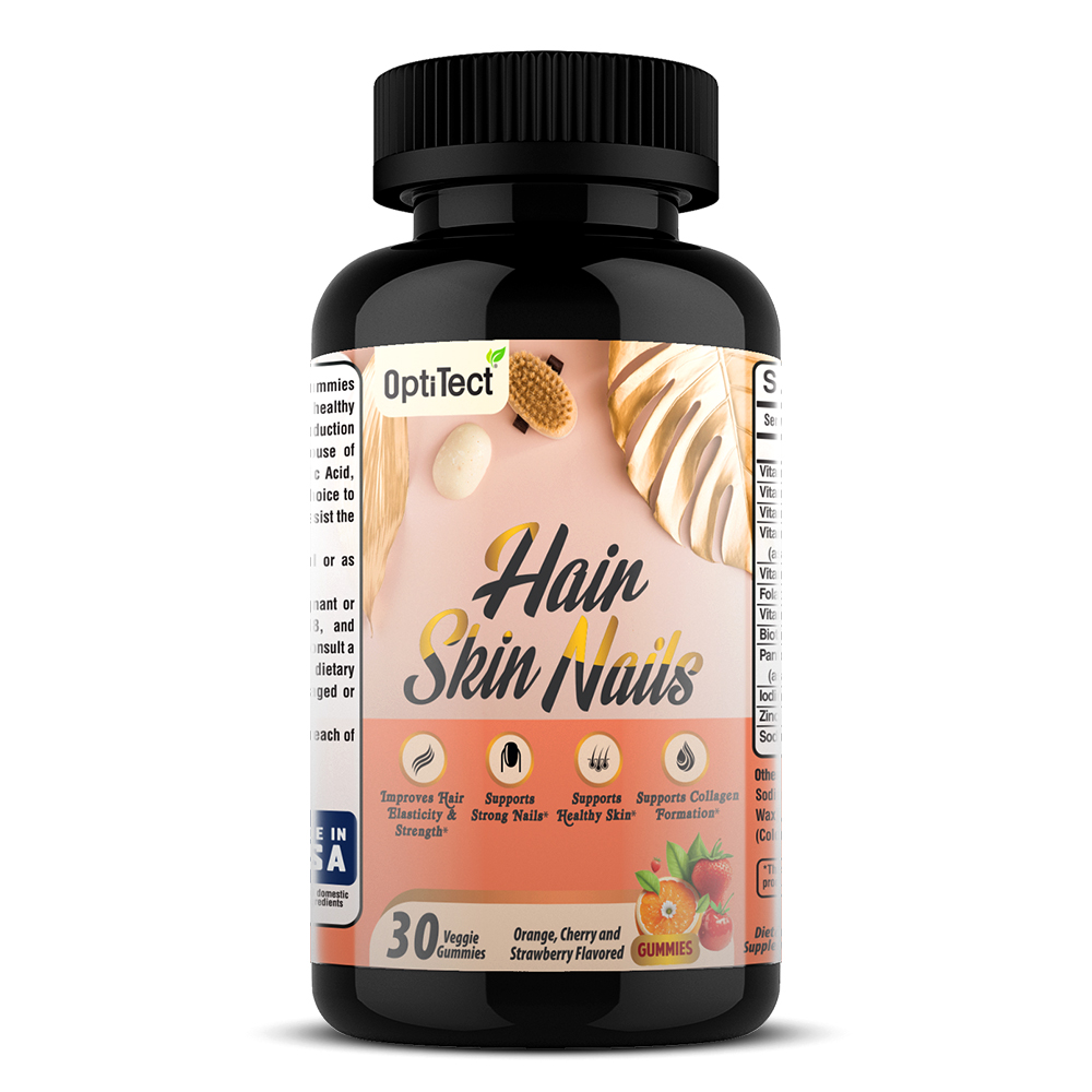 Optitect Hair, Skin, & Nails Gummies, 30 Vegan Gummies
