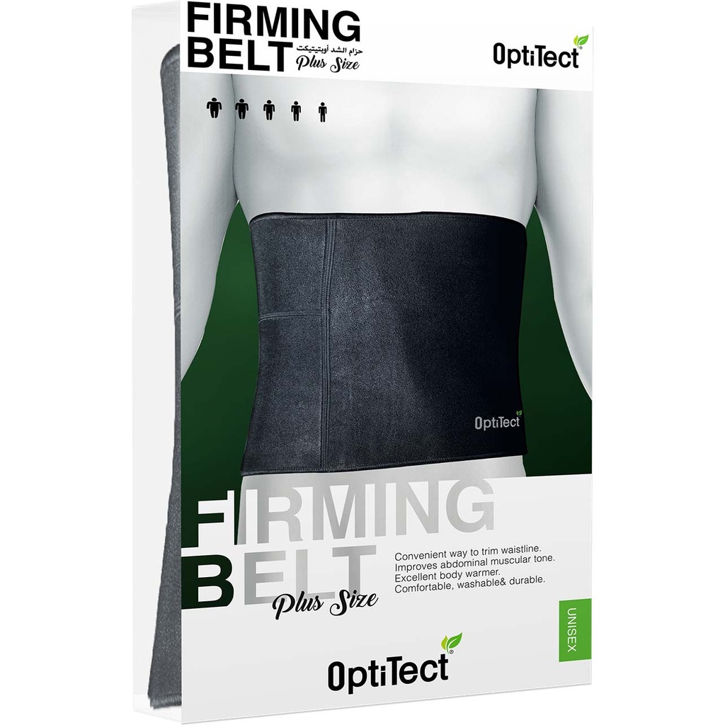 Optitect Firming Belt, Free Size, Black
