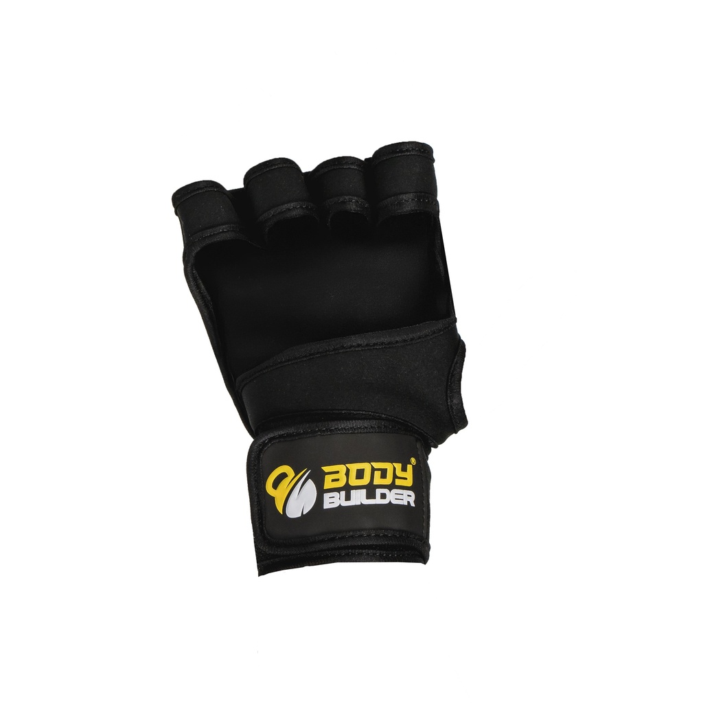 Body Builder Super Grip Glove, L, Black & Red