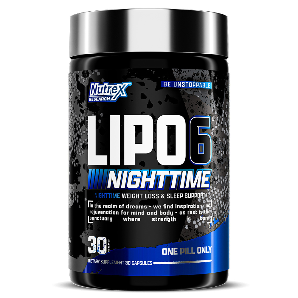 Nutrex Research Lipo-6 Nighttime, 30 Capsules