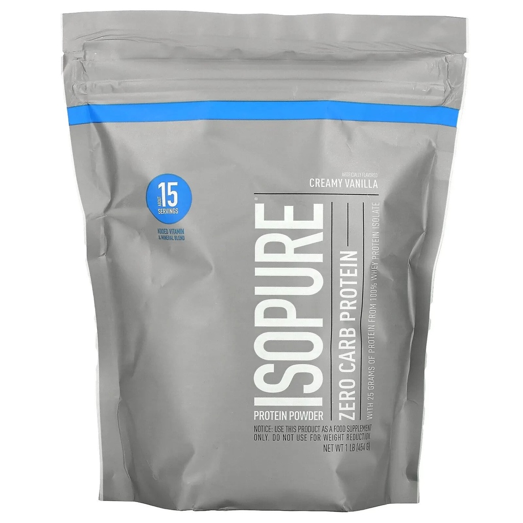 Nature's Best Isopure Zero Carb Protein, Cookies and Cream, 1LB