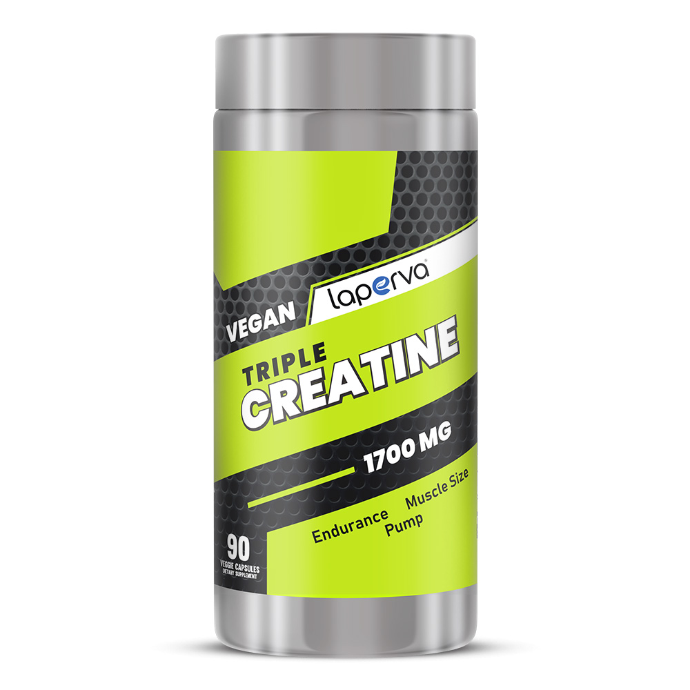 Laperva Vegan Triple Creatine, 90 Veggie Capsules, 1700 mg