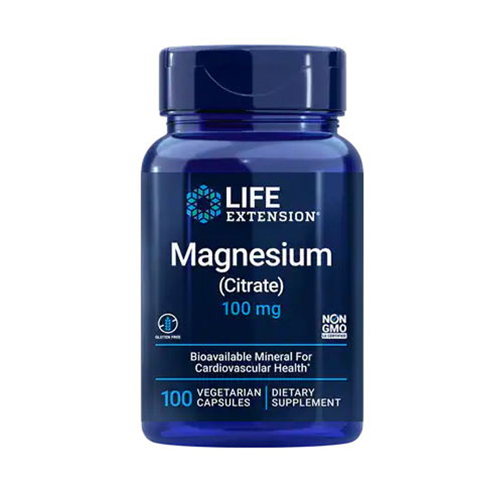 Life Extension Magnesium, 100 Veggie Capsules, 100 mg