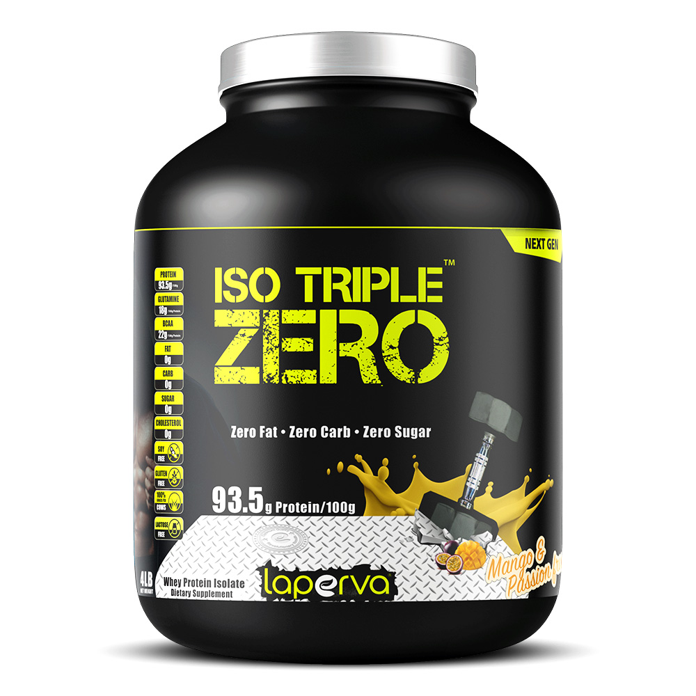 Laperva Iso Triple Zero Next Generation Whey Protein, Mango Passion Fruit, 4 LB