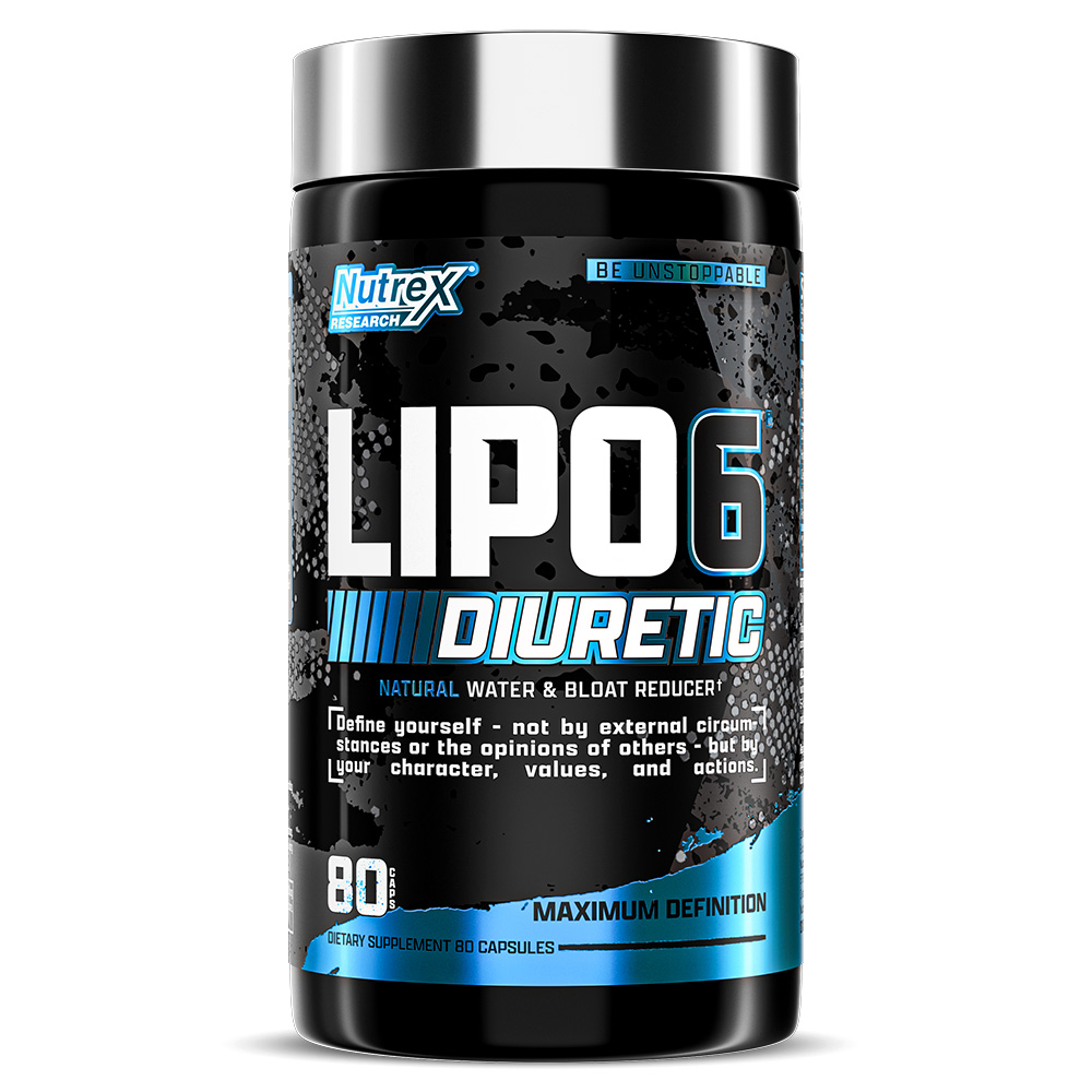 Nutrex Research Lipo-6 Black Diuretic, 80 Capsules