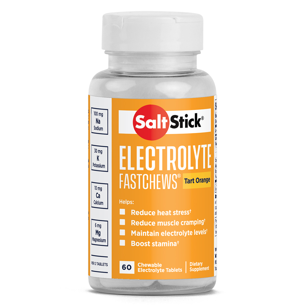 Saltsticks Electrolytes Fastchews, Orange, 60 Chewable Tablets