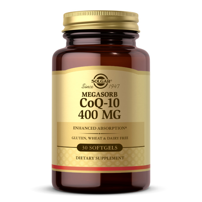Solgar Megasorb Coq10, 400 mg, 30 Softgels