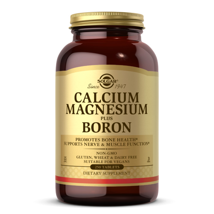 Solgar Calcium Magnesium Plus Boron, 250 Tablets