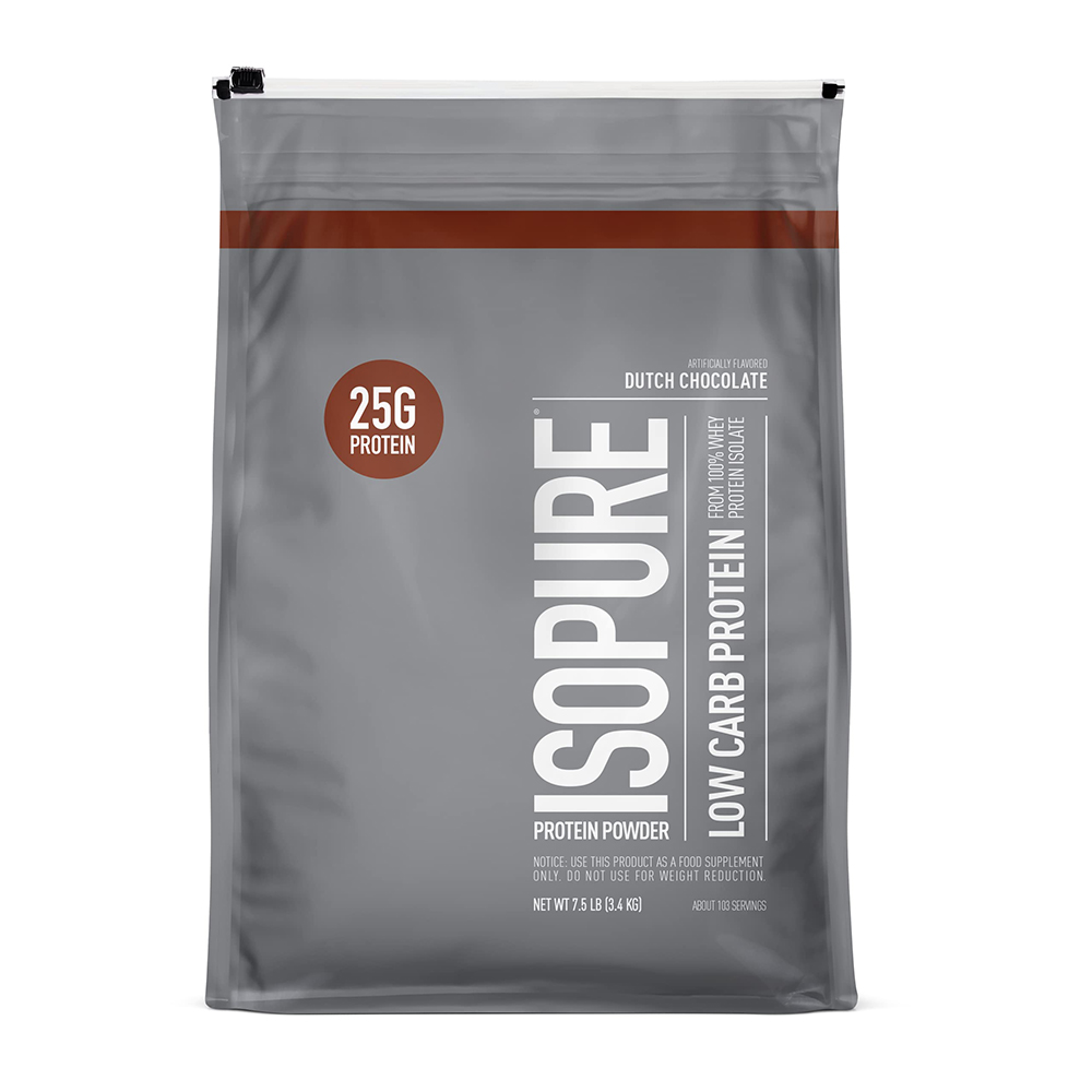 Nature's Best Isopure Low Carb Protein, Dutch Chocolate, 7.5 LB