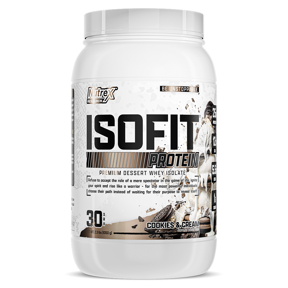 Nutrex Research Isofit, Cookies and Cream, 2 LB