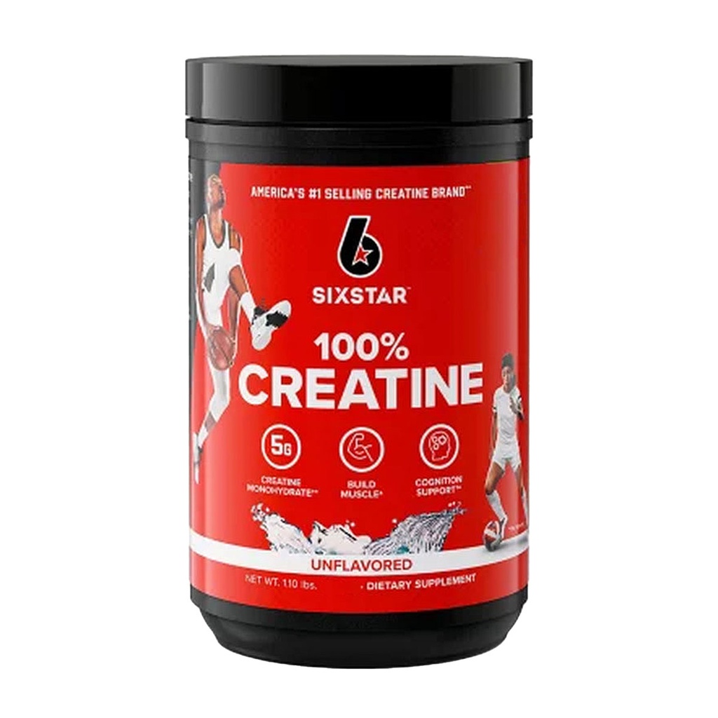 SixStar 100% Creatine, Unflavored, 400 Gm
