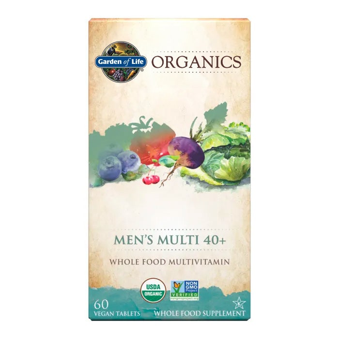 Garden Of Life Men's 40+ Multivitamin, 60 Veggie Tablets