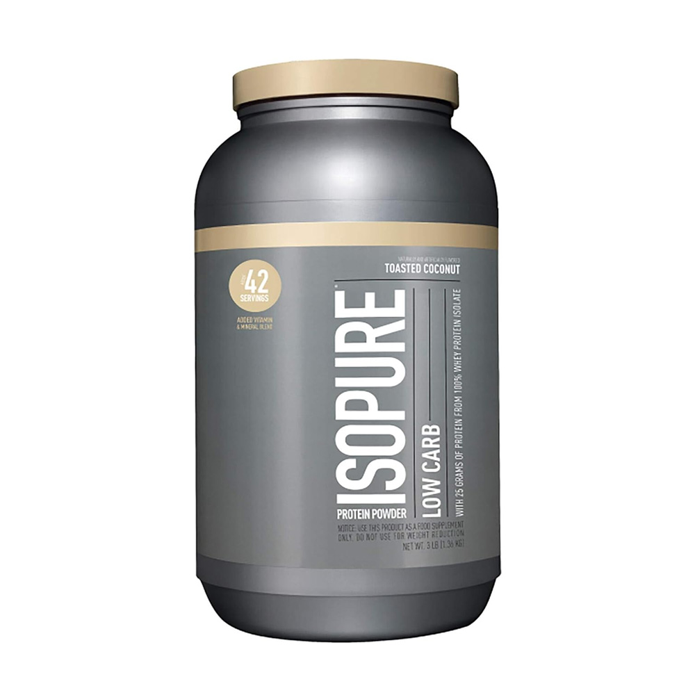 Nature's Best Isopure Low Carb Protein, Toasted Coconut, 3 LB