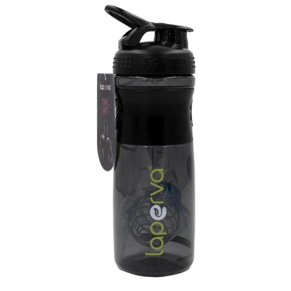 Laperva Blender Bottle Sportmixer Shaker, Black, 700 Ml