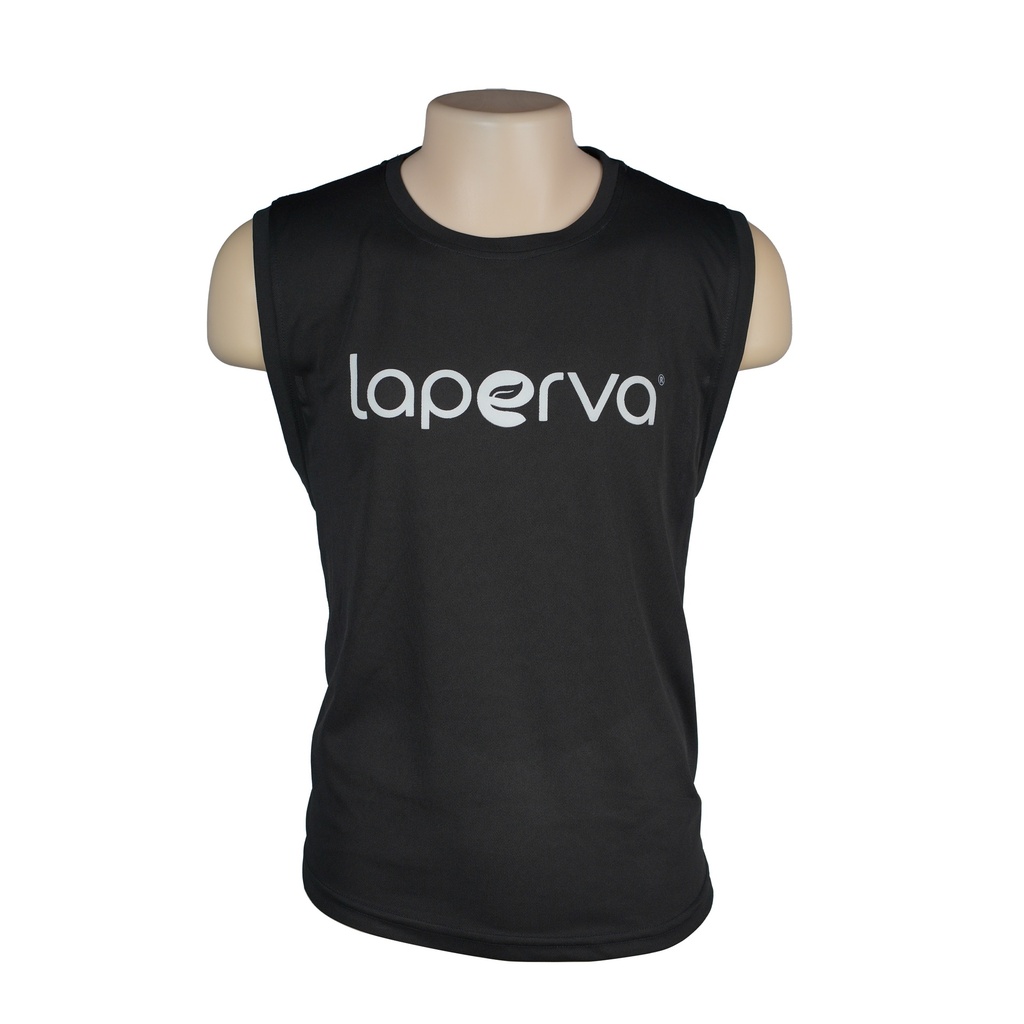 Laperva Sleeveless T-Shirt, 2XL, Black