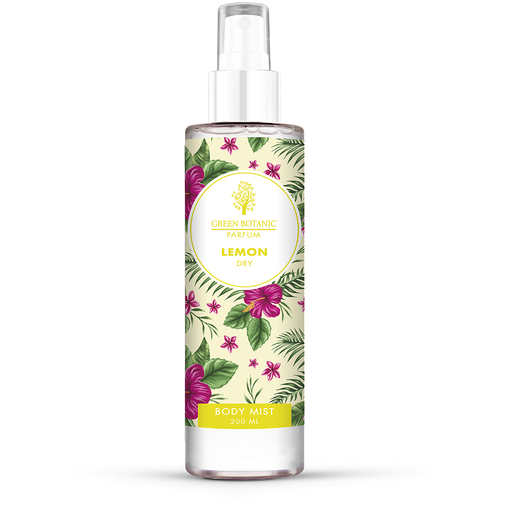 Green Botanic Body Mist, Lemon, 200 ML
