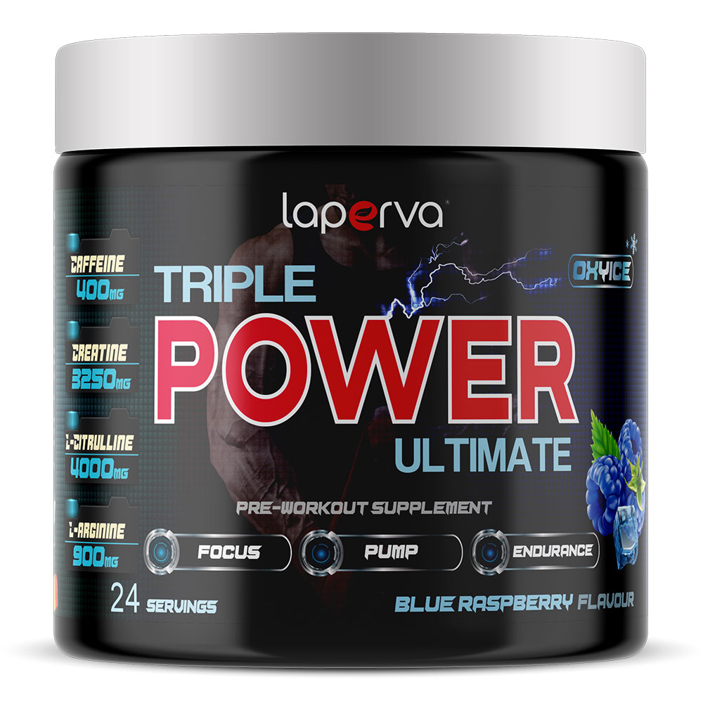 Laperva Triple Power Ultimate, Blue Raspberry, 24