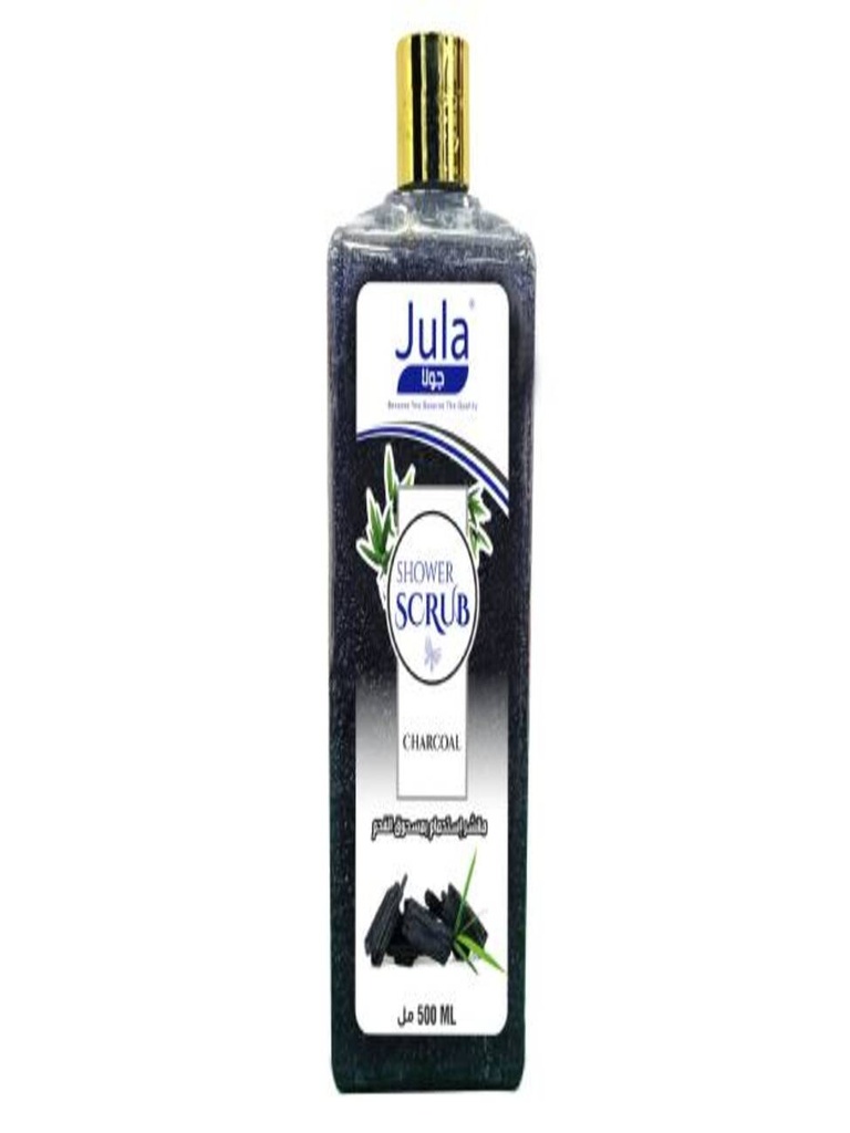 مقشر الاستحمام بالفحم