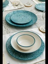 Turquoise dinner set