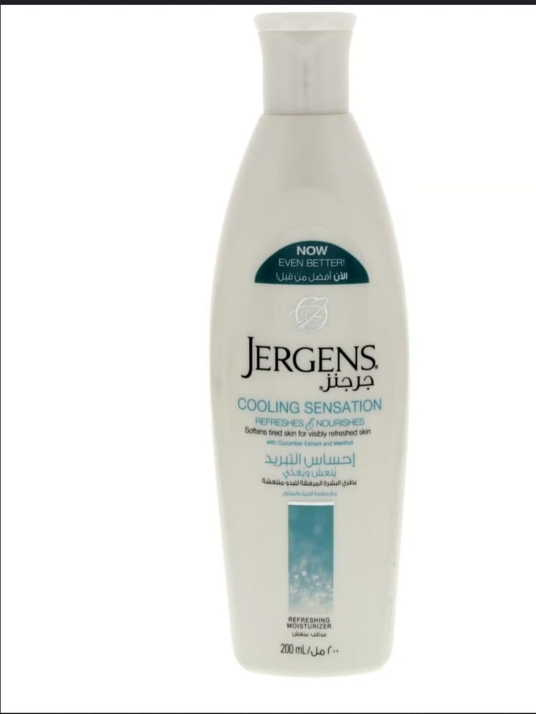 Jergens Body Lotion Called "Cooling Sensation"