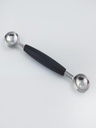 Double Head Spoon Fruit Ice Cream Ball Spoon, Stainless Steel