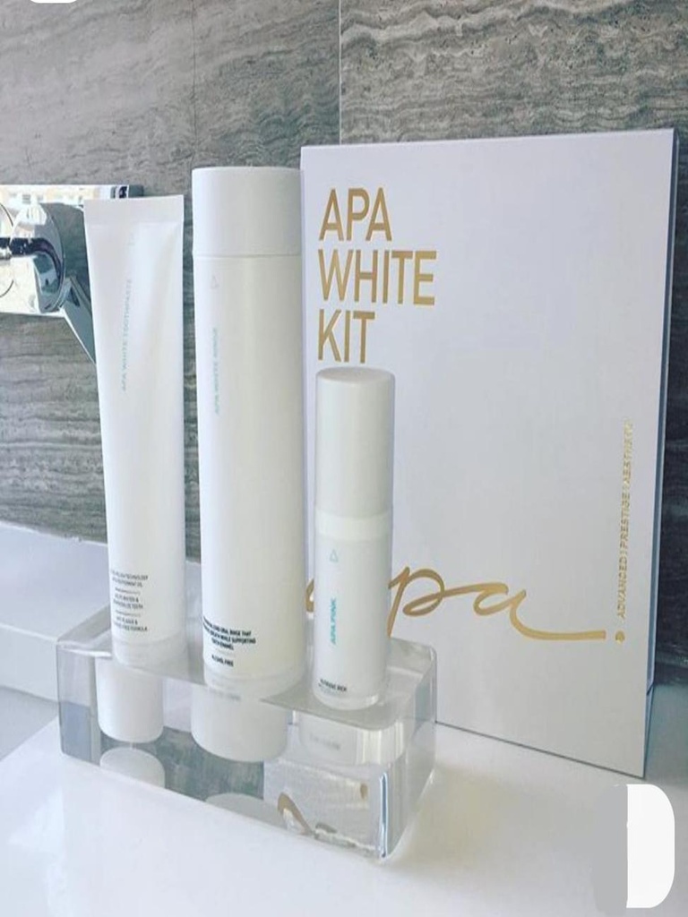APA White Kit: A comprehensive set for whiter and brighter teeth