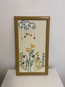 A Hand-Embroidered Artwork Using Cross-Stitch Technique