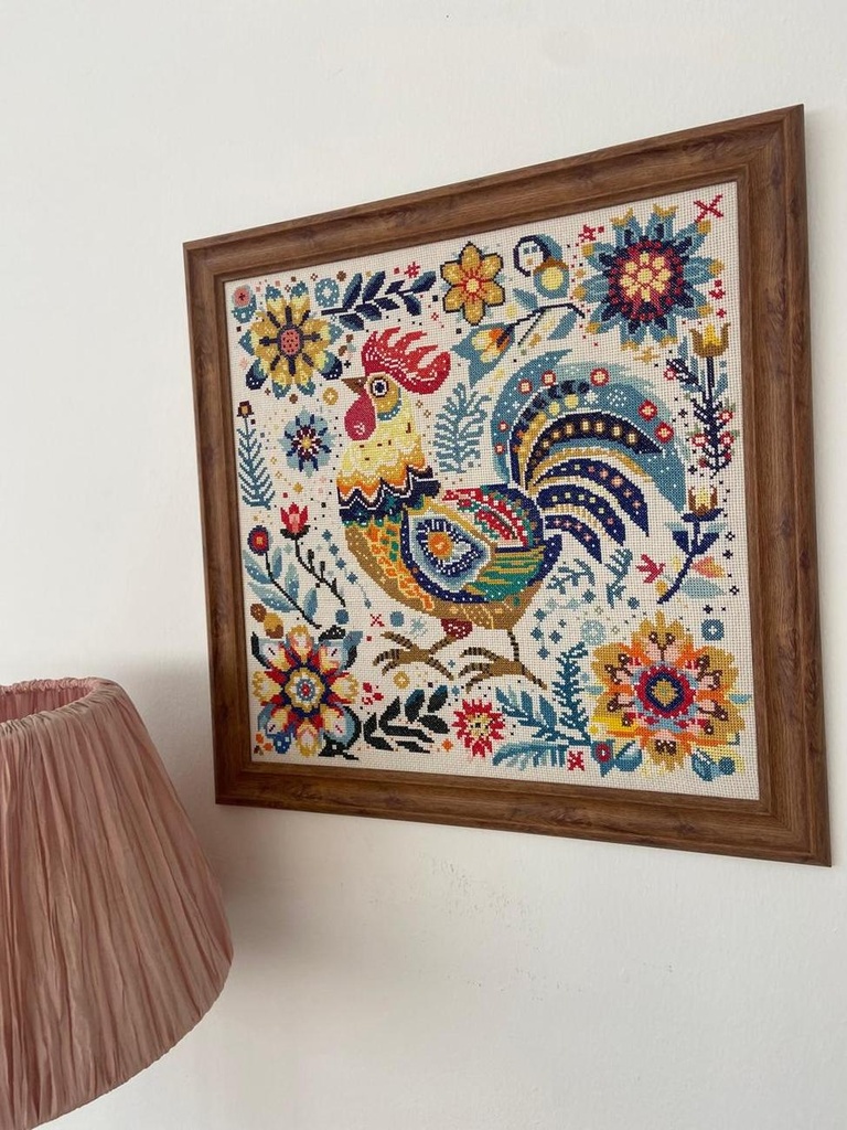 Scandinavian Folk Art Rooster