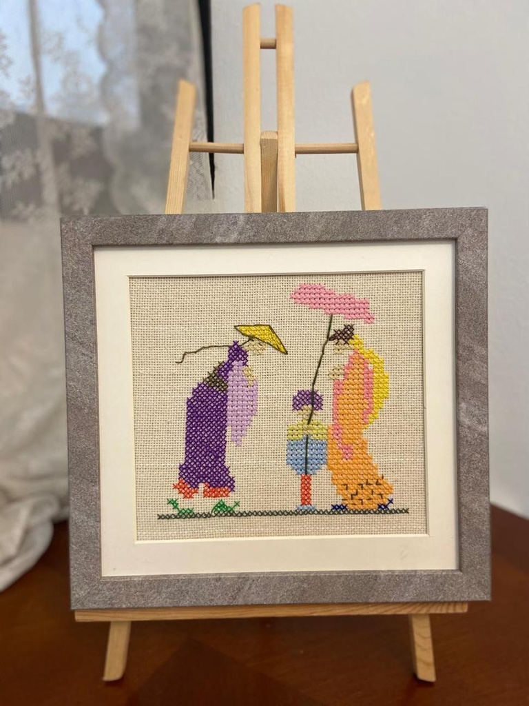 Embroidery Artwork "Protection and Care"