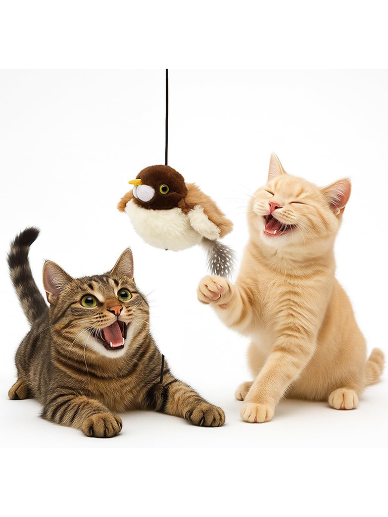 Rechargeable Flapping Bird Cat Toy