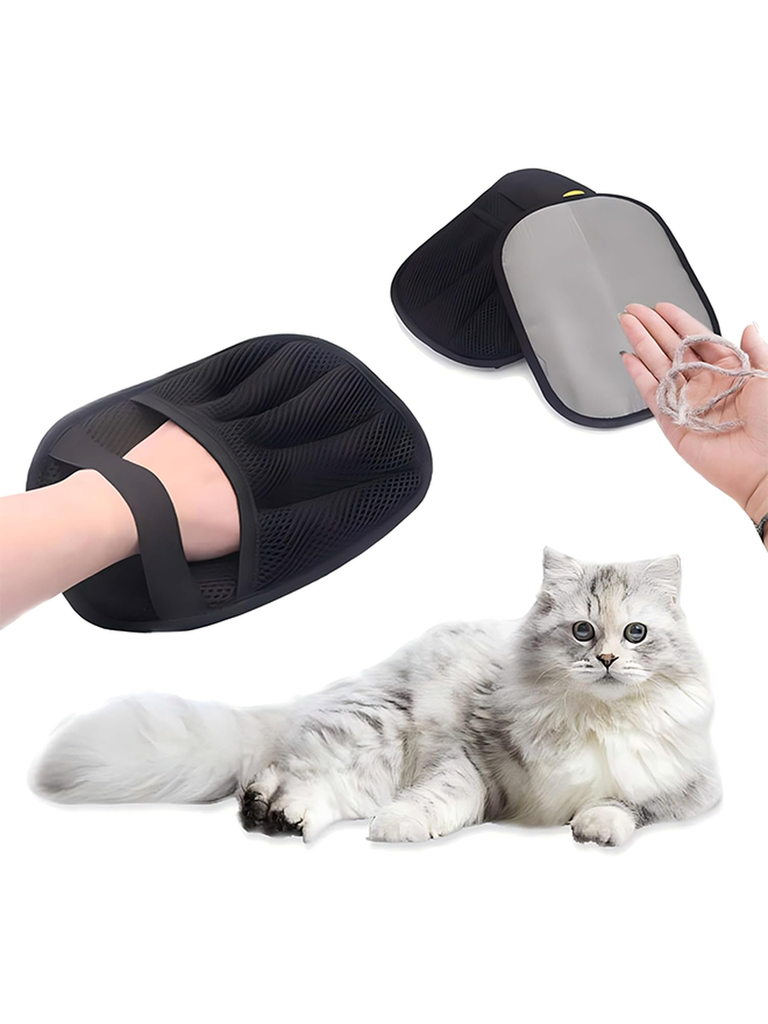 2-Pack Electrostatic Pet Hair Removal Gloves