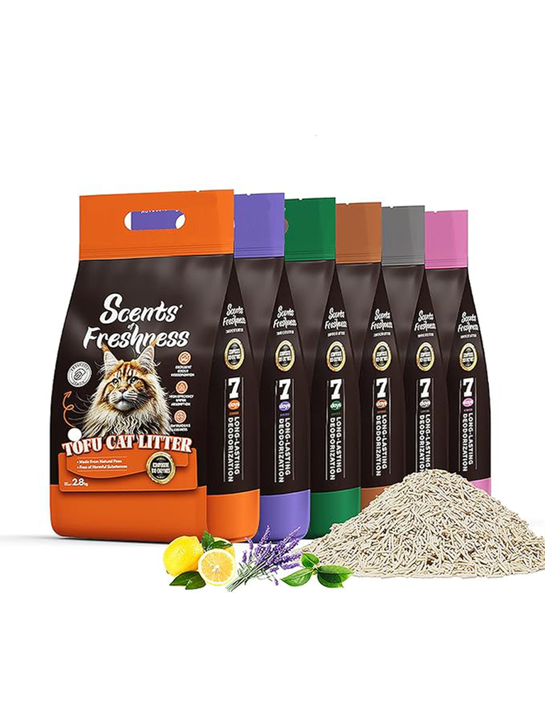 Premium Tofu Cat Litter - Natural, Safe, & Flushable