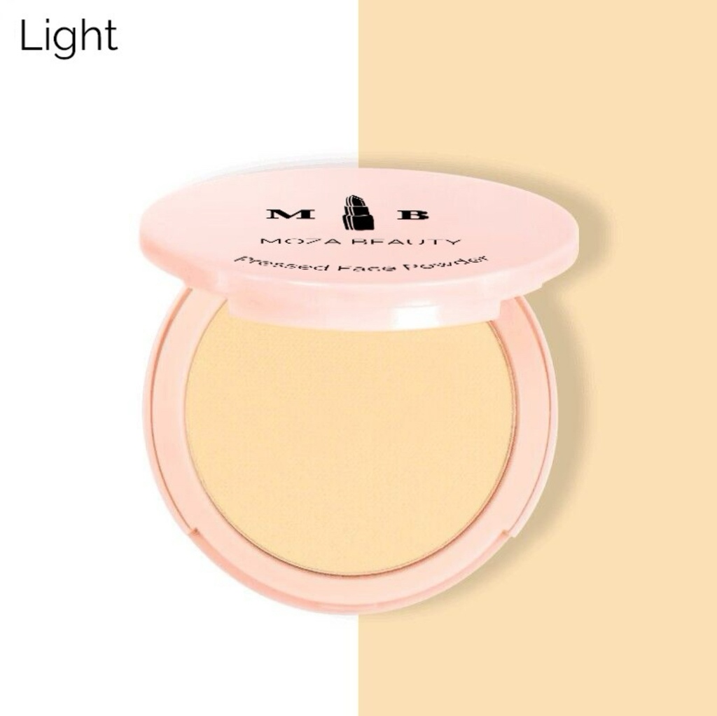 MOZA BEAUTY Vegan Pressed Face Powder – Natural Matte Finish