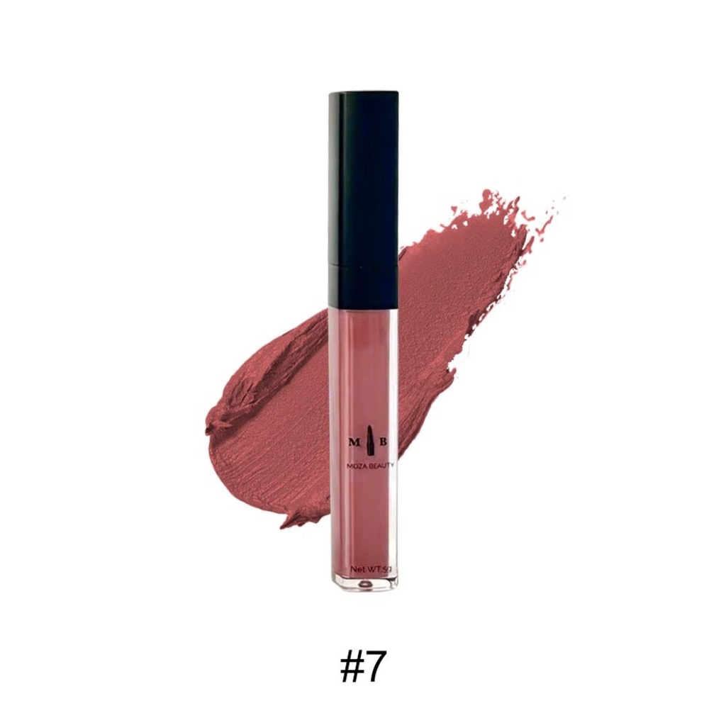 MOZA BEAUTY Vegan Matte Lipsticks – 16H Long Lasting