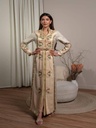 Women's dress with luxurious handmade embroidery
