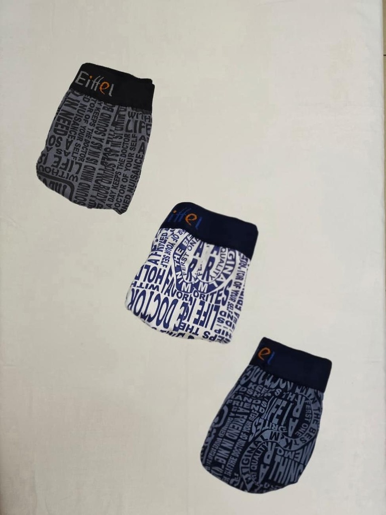 pieces 3(white, black, navy) of men’s briefs, made of 95% premium Syrian cotton