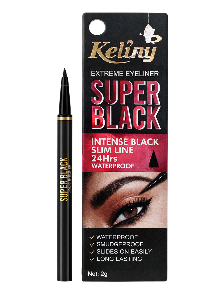 Keliny Extreme Eyeliner Slim Line 24 Hours Waterproof