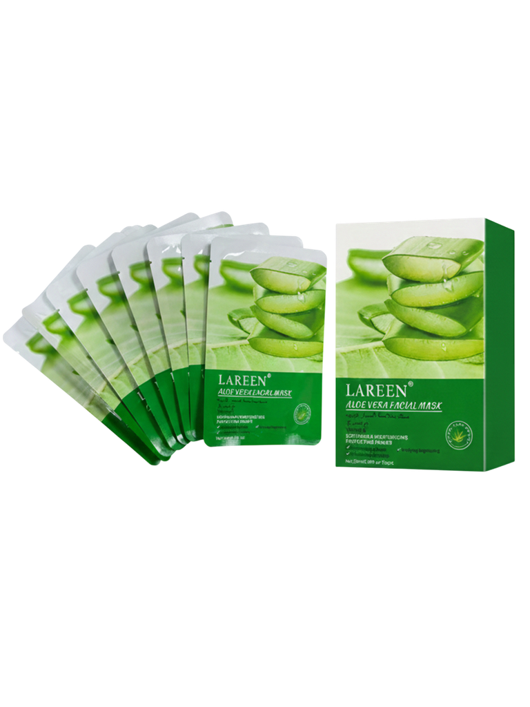 Aloe Vera Facial Mask - 25ML x 10 PCS