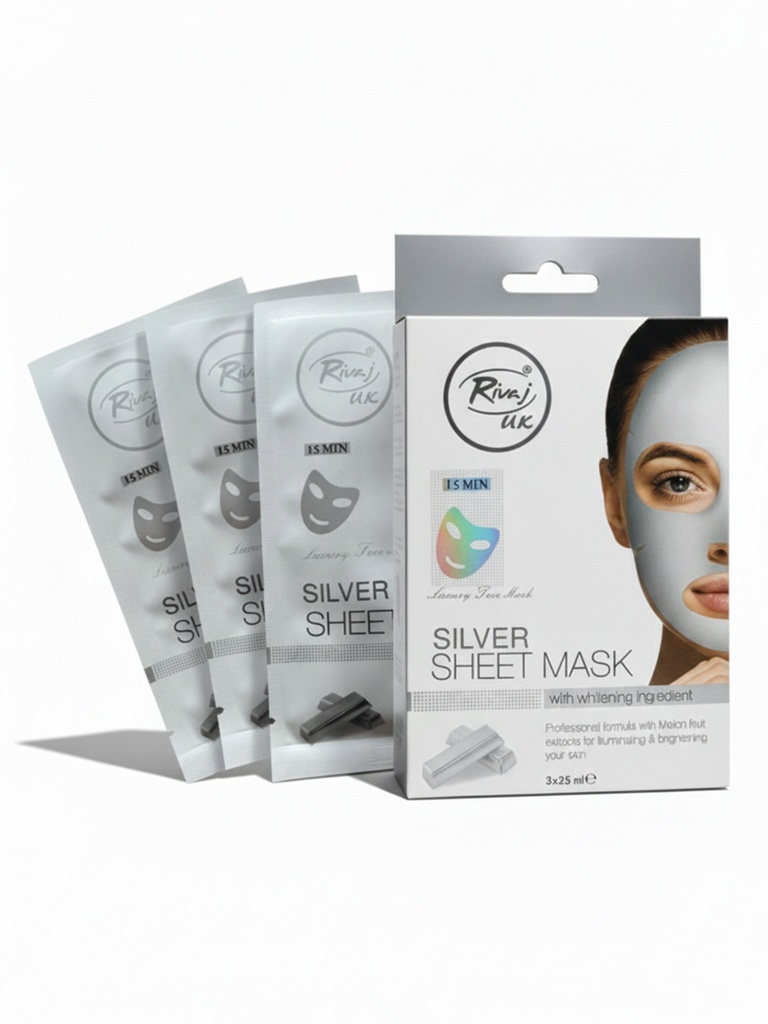 Rivaj Silver Sheet Mask - 25 ML x 3 PCS