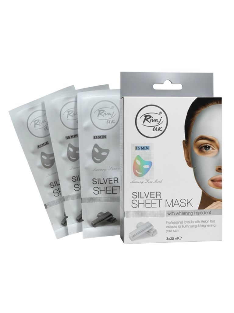 Rivaj Silver Sheet Mask - 25 ML x 3 PCS